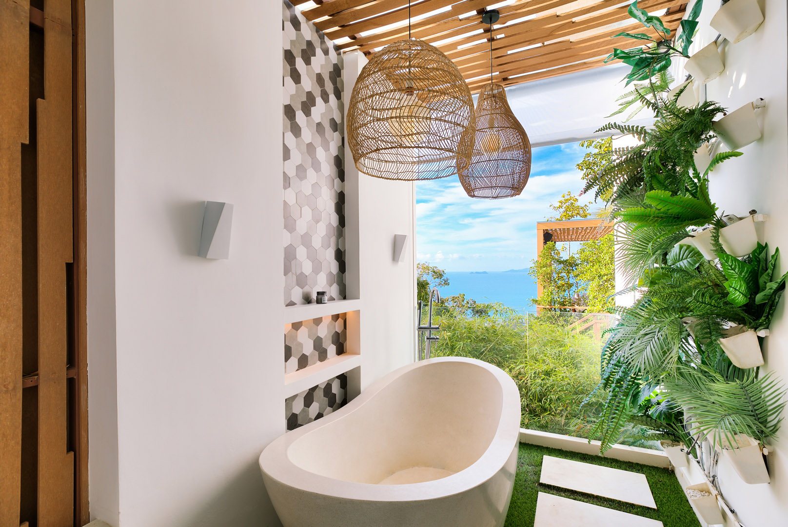 (SOLD) Pacific Palisade - Contemporary Tropical 4 Bedroom Seaview Pool Villas in Bang Por 