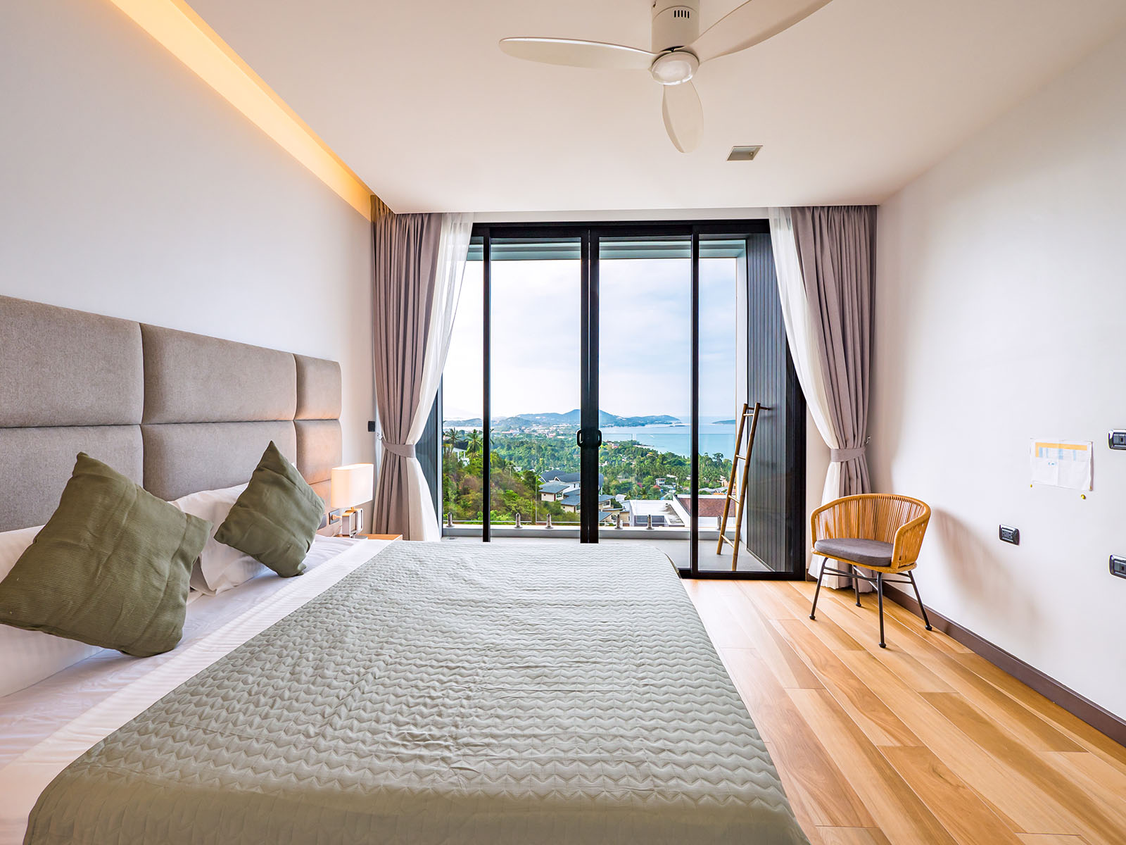 (PRICE REDUCED!) Verano Residence - Contemporary 3+1 Bedroom Seaview Pool Villa in Chaweng Noi for Sale