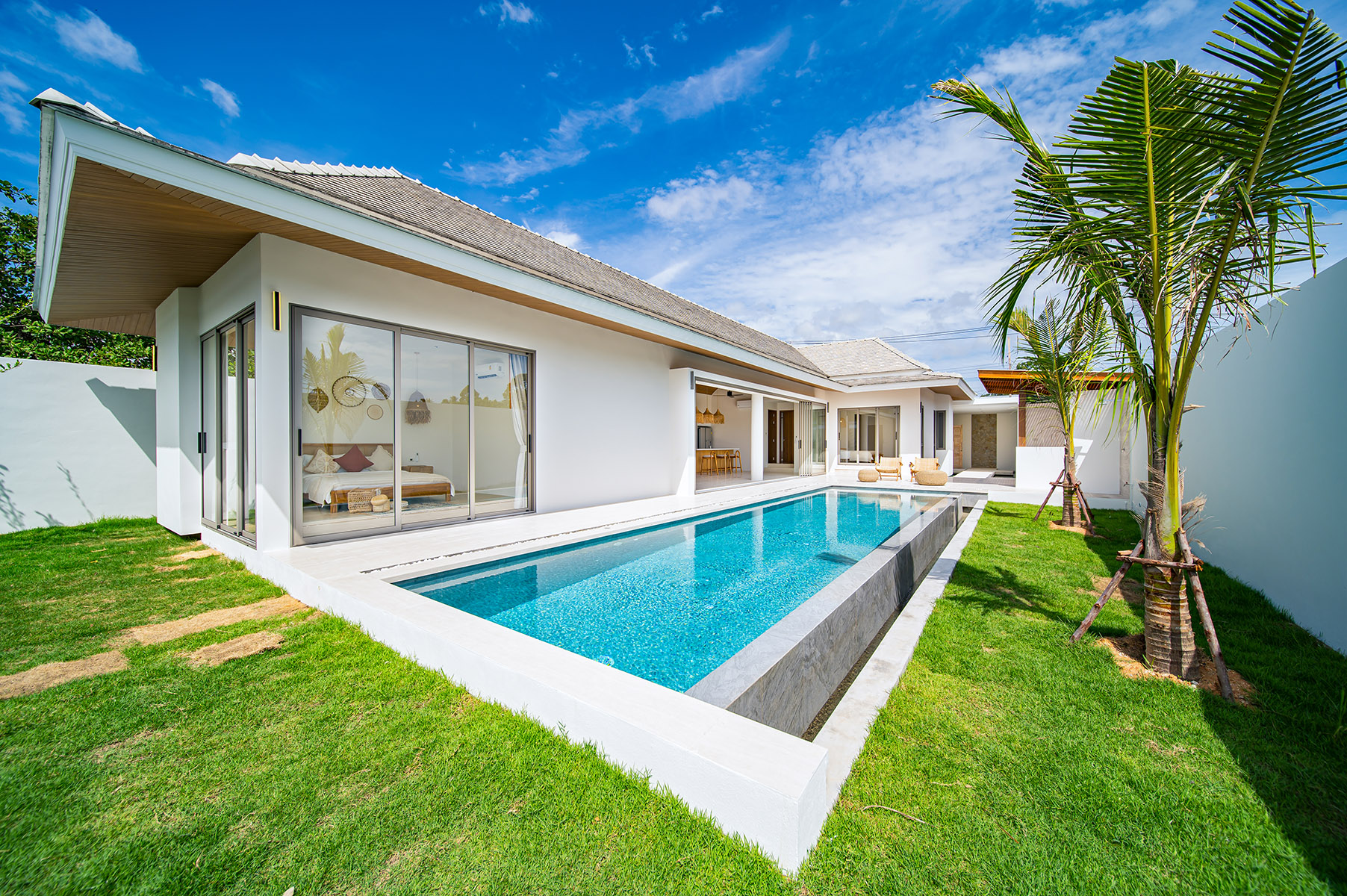 Villa Bocami - Balinese Beachside 3 Bedroom Garden Pool Villa in Bangrak for sale