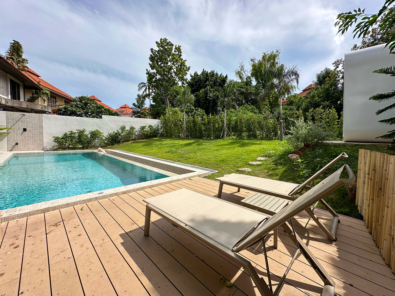 (SOLD) New Built Beachside 3 Bedroom Garden Pool Villa in Thongson Bay Villas for Sale