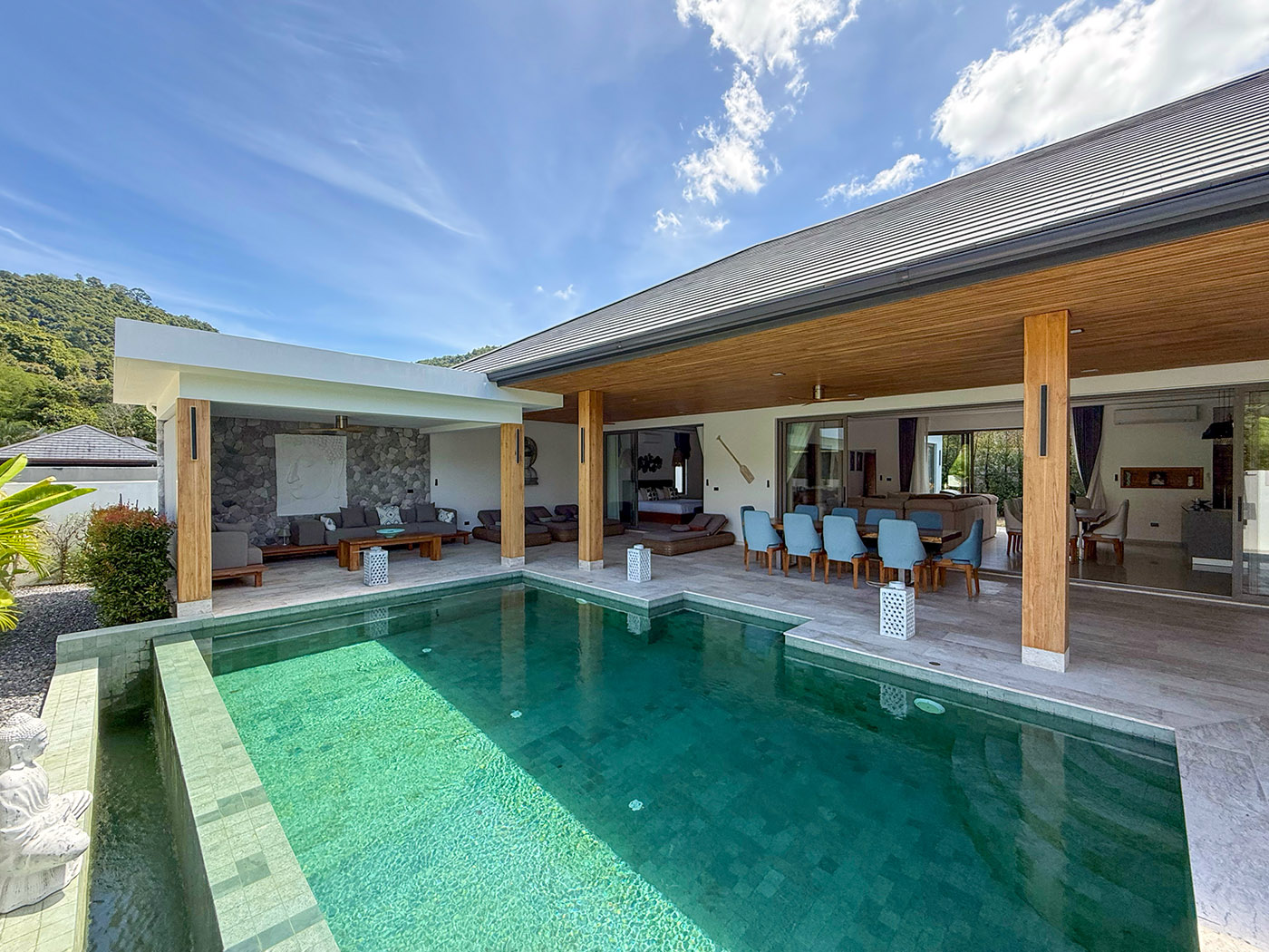 Villa Acacia  - Premium 5 Bedroom Mountain View Pool Villa + 2 Development Plots in Lamai for Sale