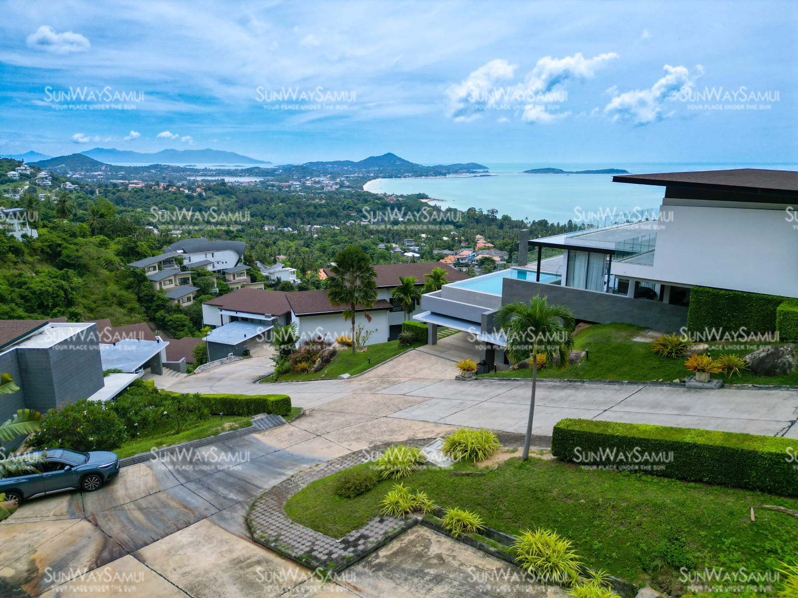 Verano Residence – 3 Bedroom Seaview Pool Villa in Chaweng Noi for sale