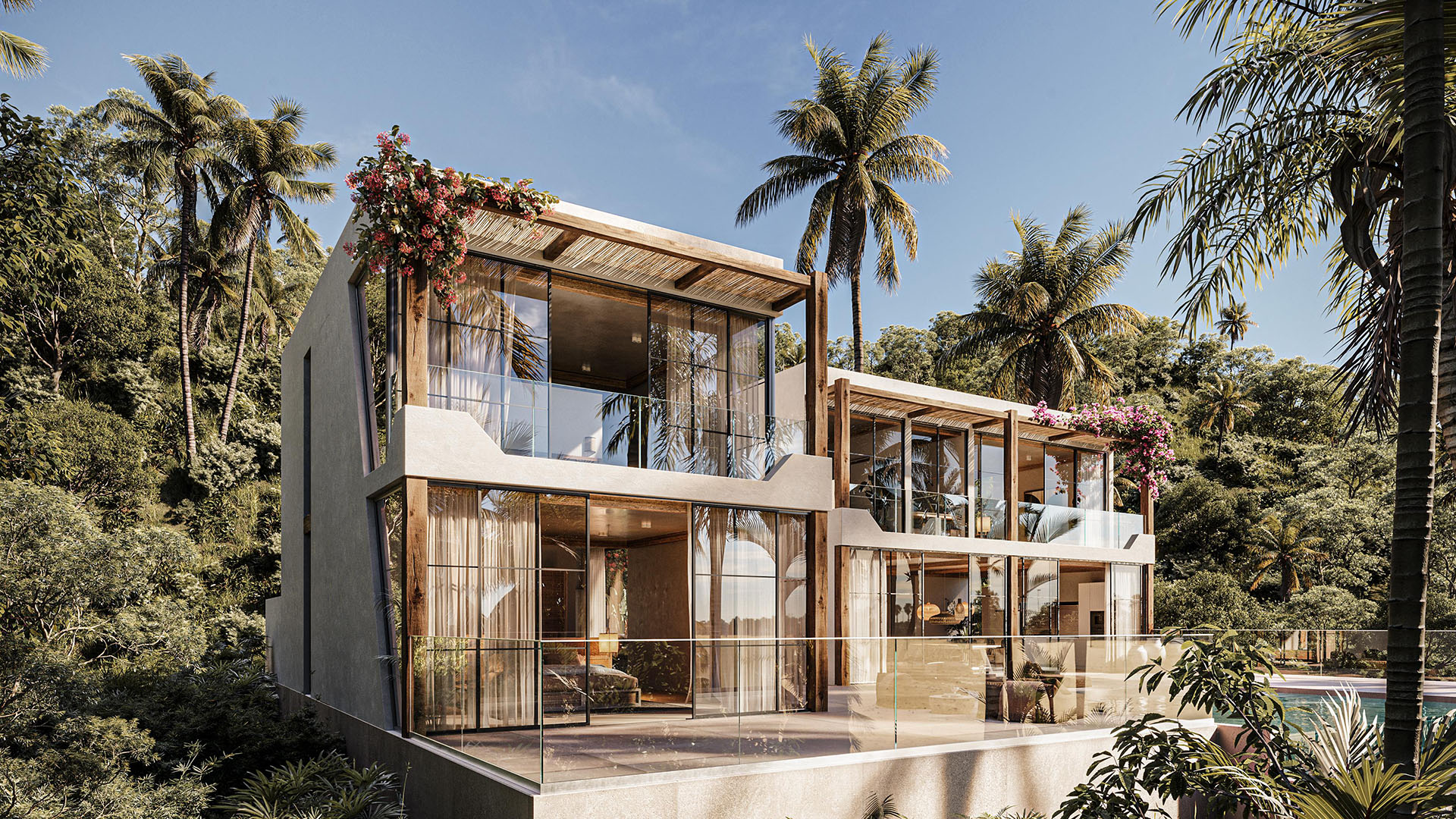 Chandra Villas – Mediterranean 3 Bedroom Seaview Pool Villa in Chaweng