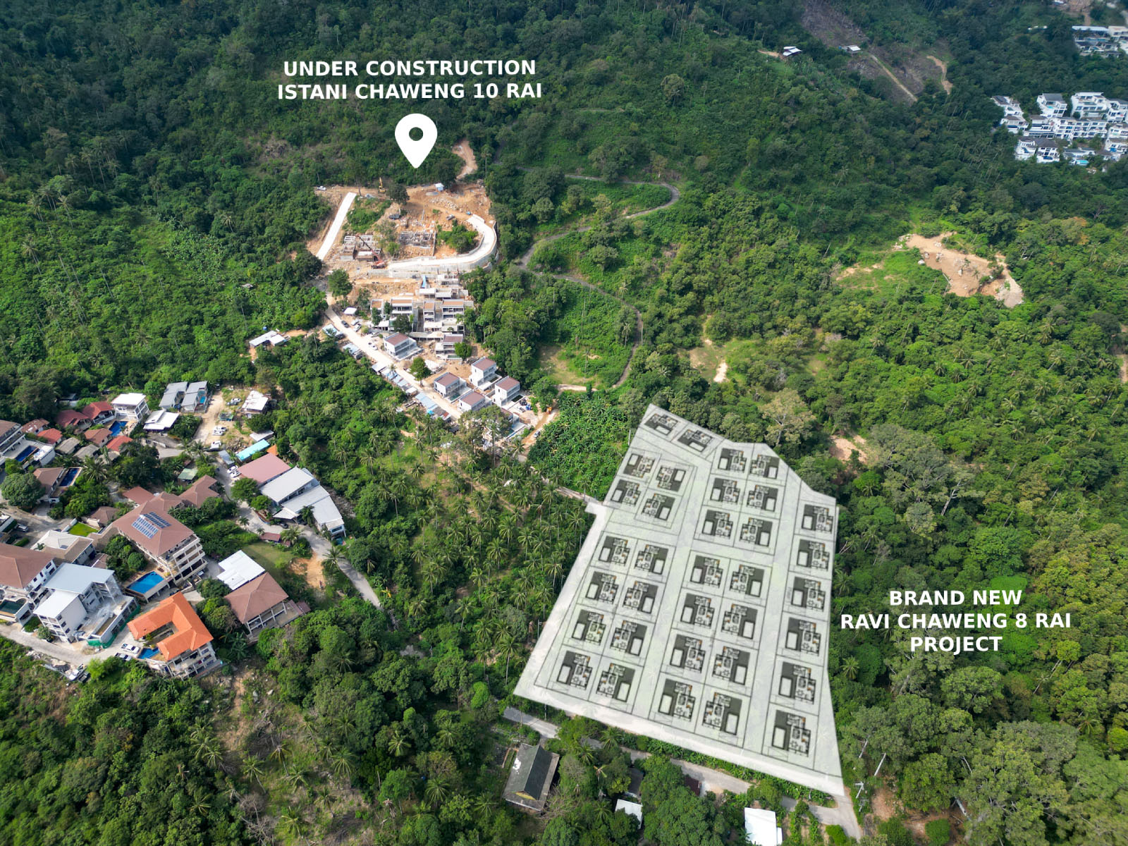 Ravi Villa – Leasehold Mediterranean 3 Bedroom Garden Pool Villa in Chaweng 