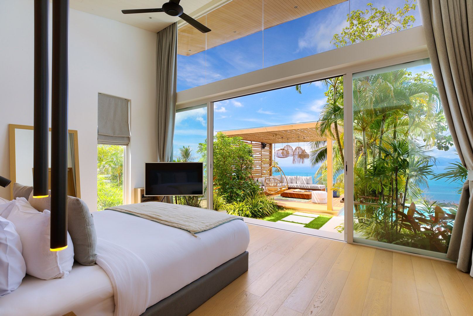 (SOLD) Pacific Palisade - Contemporary Tropical 4 Bedroom Seaview Pool Villas in Bang Por 