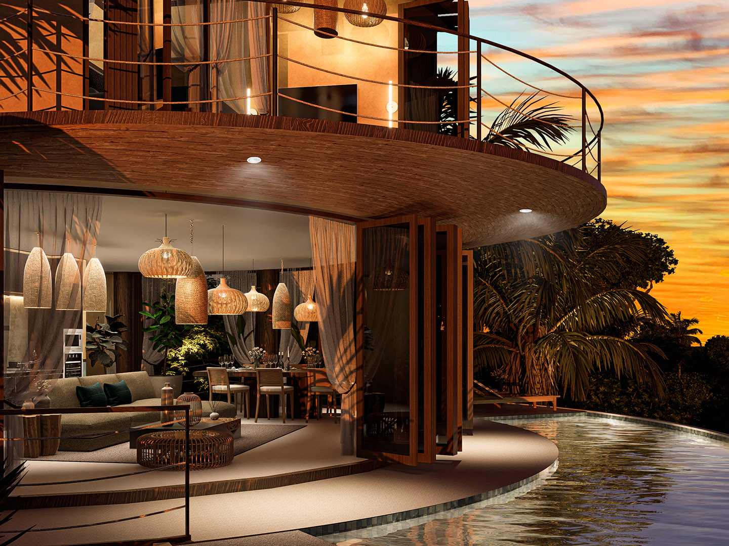 Kunkhao Vale – Ecological 2 Bedroom Seaview Villas in Bang Makham for sale: Kunkhao Vale – Ecological 2 Bedroom Seaview Villas in Bang Makham for sale