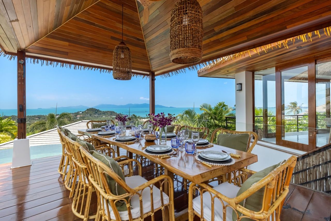 Authentik Villa – Balinese 5 Bedroom Seaview Pool Villa in Bophut: Authentik Villa – Balinese 5 Bedroom Seaview Pool Villa in Bophut