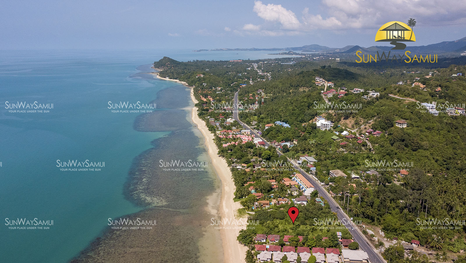 (SOLD) 3.5 Rai Beachfront land for sale in Bangpor, Koh Samui