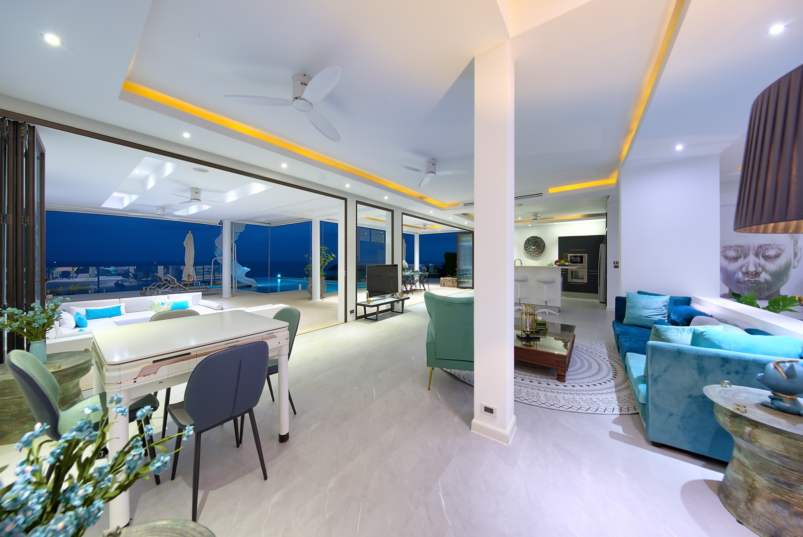 Villa Turquoise – Luxury 4 Bedroom Seaview Villa in North Chaweng for sale