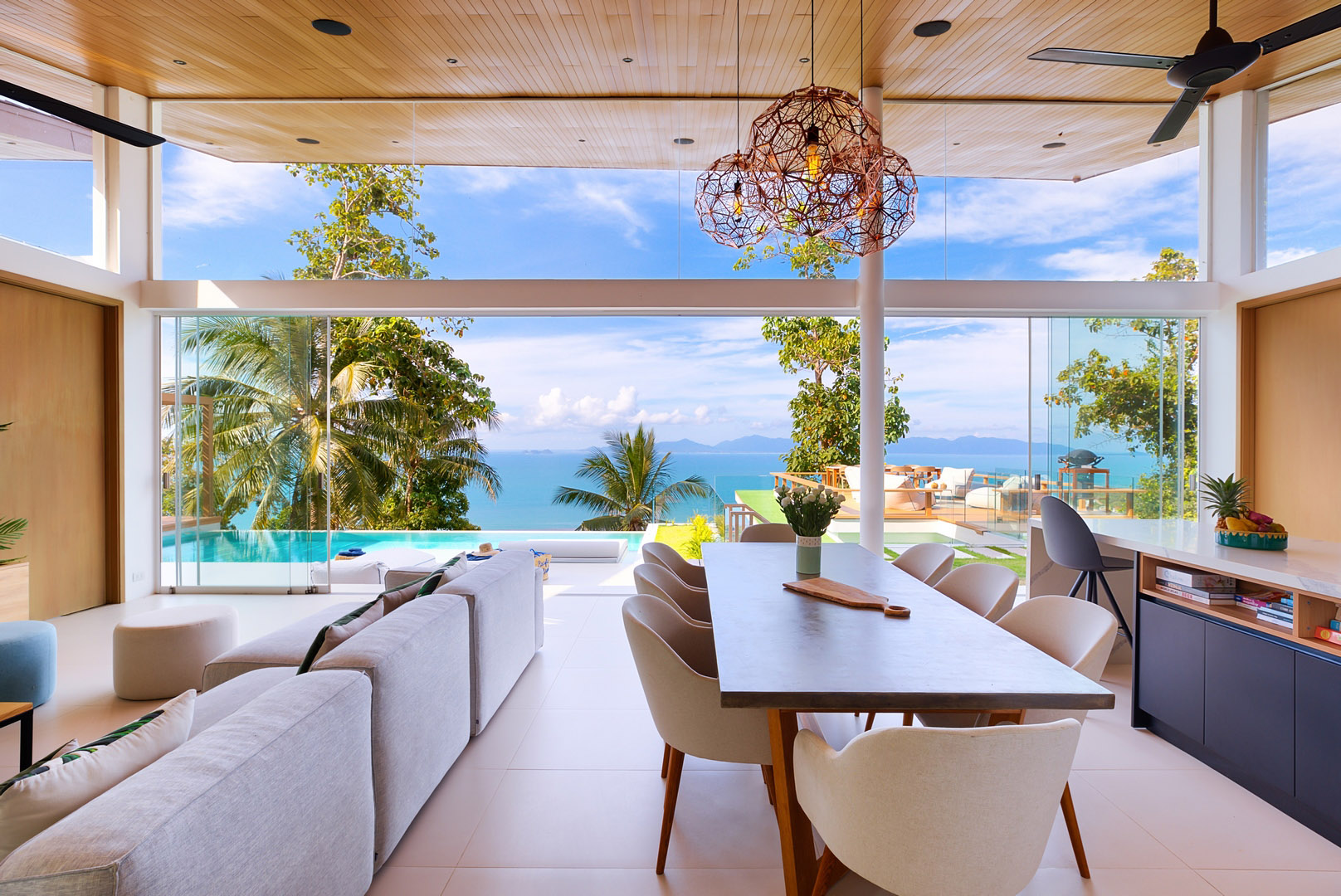 (SOLD) Pacific Palisade - Contemporary Tropical 4 Bedroom Seaview Pool Villas in Bang Por 