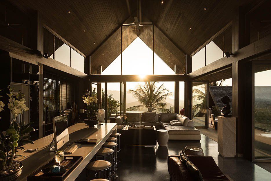 Suralai Villa - Modern Thai 6 Bedroom Seaview Pool Villa in Bophut for sale