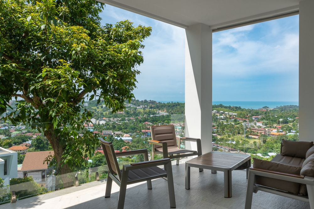 Modern 4 Bedroom Seaview Pool Villa in Plai Laem for sale