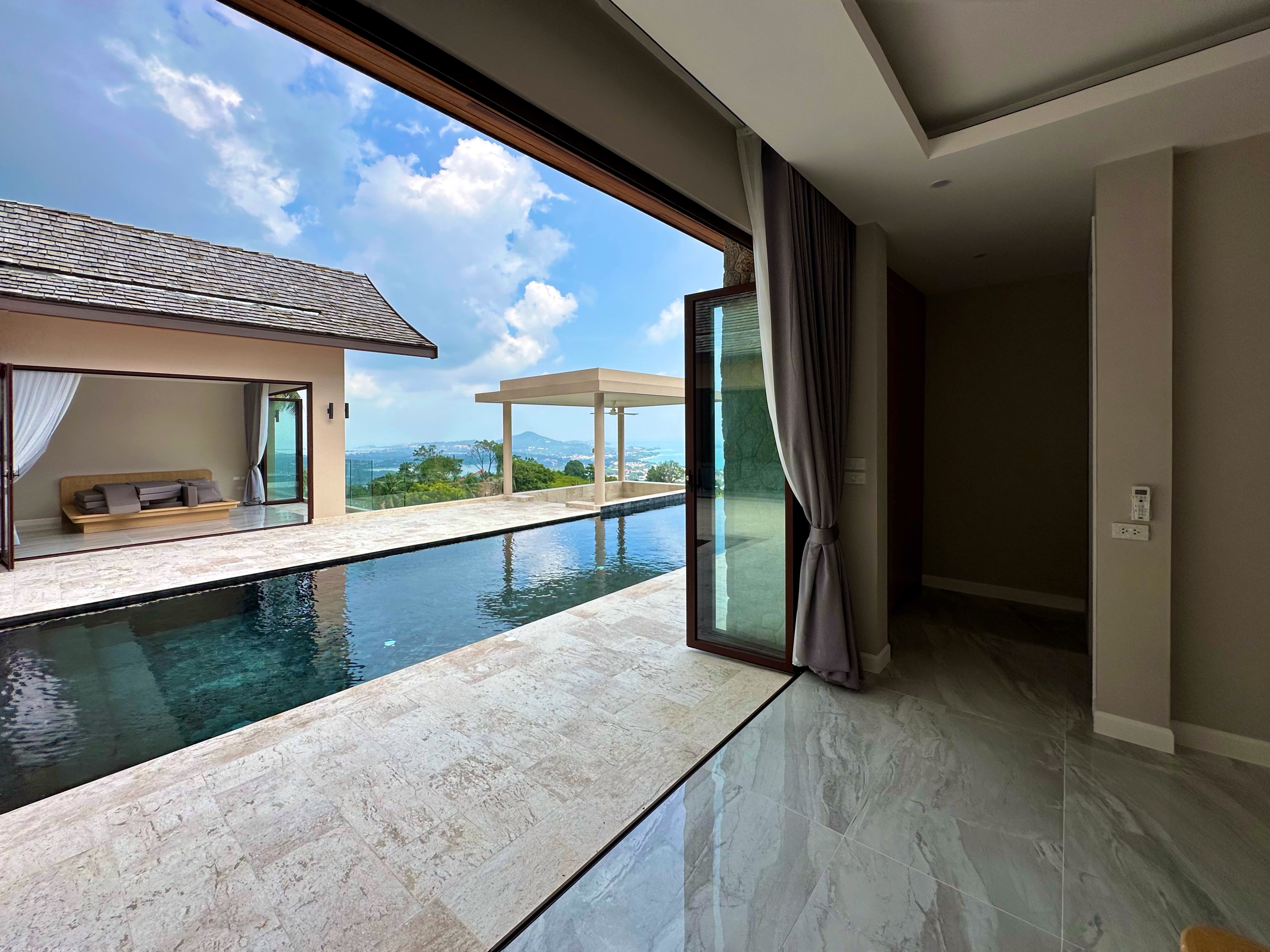 (SOLD) Villa Delapan - Traditional Tropical 3 Bedroom Seaview Pool Villa in Chaweng Noi For Sale