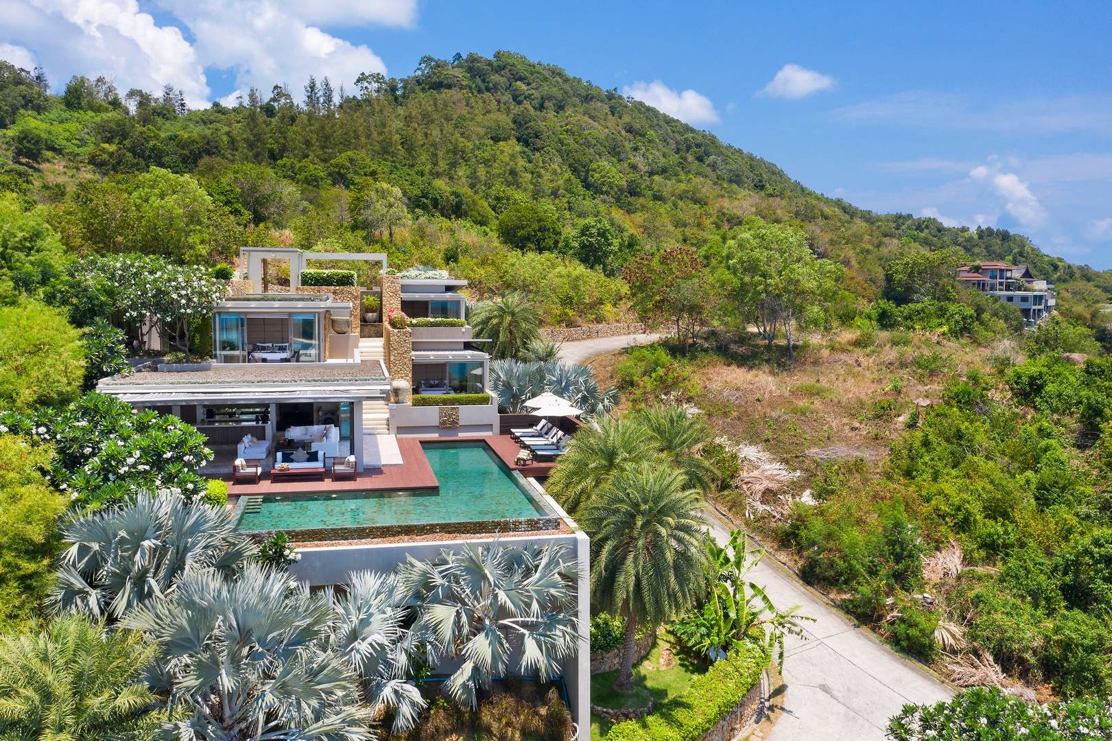 Napa Villa - Contemporary 4 Bedroom Seaview Pool Villa in North Chaweng for sale