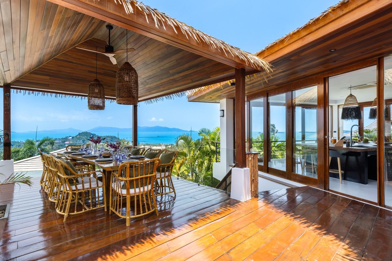 Authentik Villa – Balinese 5 Bedroom Seaview Pool Villa in Bophut: Authentik Villa – Balinese 5 Bedroom Seaview Pool Villa in Bophut