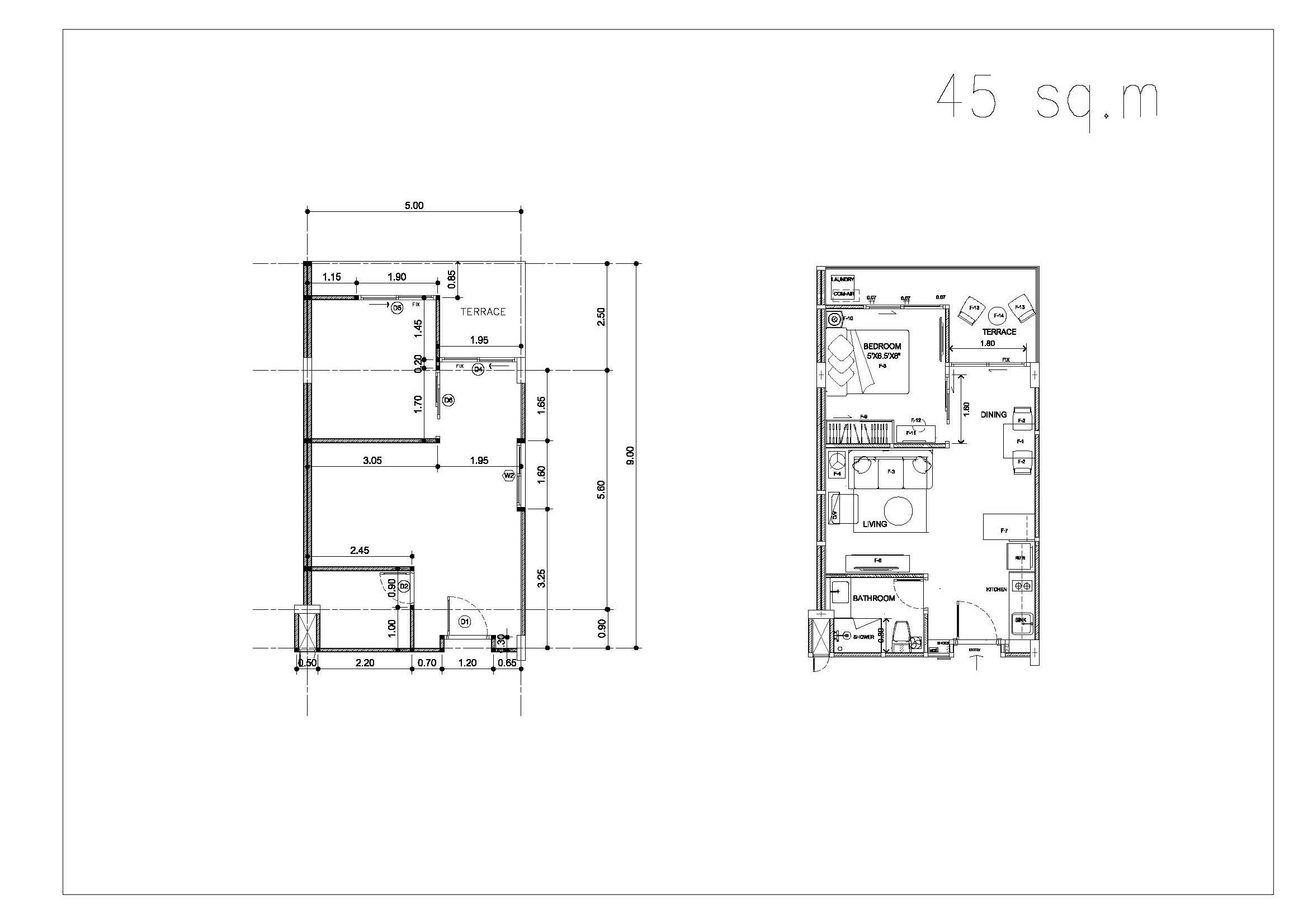 The Bleu Condominium - Foreign Freehold One bedroom Unit in Chaweng Beach for sale: The Bleu Condominium - Foreign Freehold One bedroom Unit in Chaweng Beach for sale