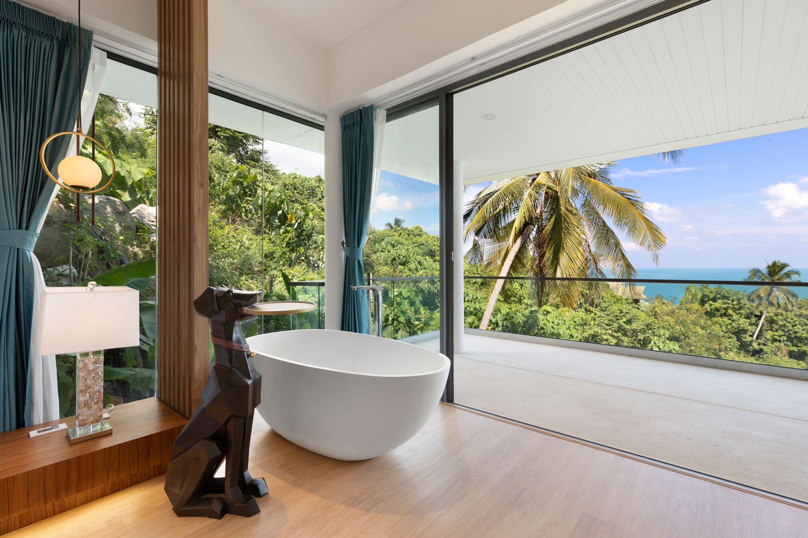 The Wave 2 - Modern 3 Bedroom Semi-Detached Seaview Pool Villa in Chaweng Noi for sale