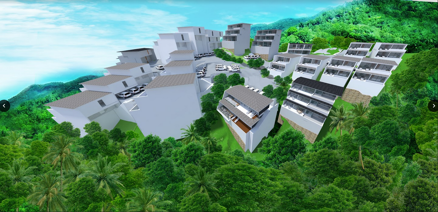 (SOLD) 1-2 Bedroom Sea View Apartments with plunge pool for sale, Lamai