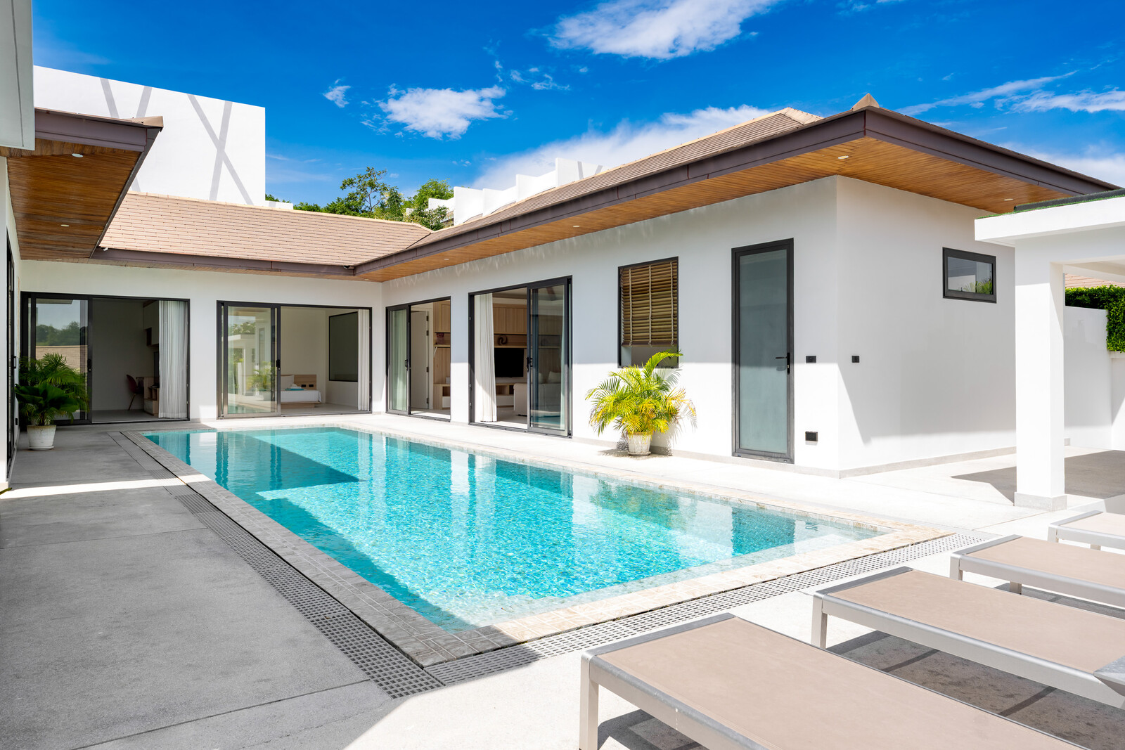 Hideaway Villa - Spacious 3 Bedroom Garden Pool Villa with Garden in Sunway Villas, Choeng Mon (A4) : 3 bedroom Villa A4 for sale in Sunway Villas, Choengmon Beach