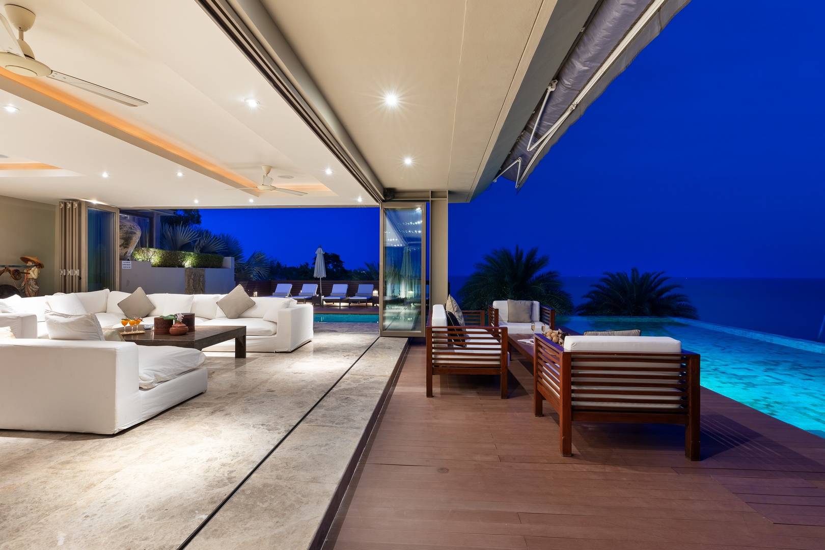 Napa Villa - Contemporary 4 Bedroom Seaview Pool Villa in North Chaweng for sale