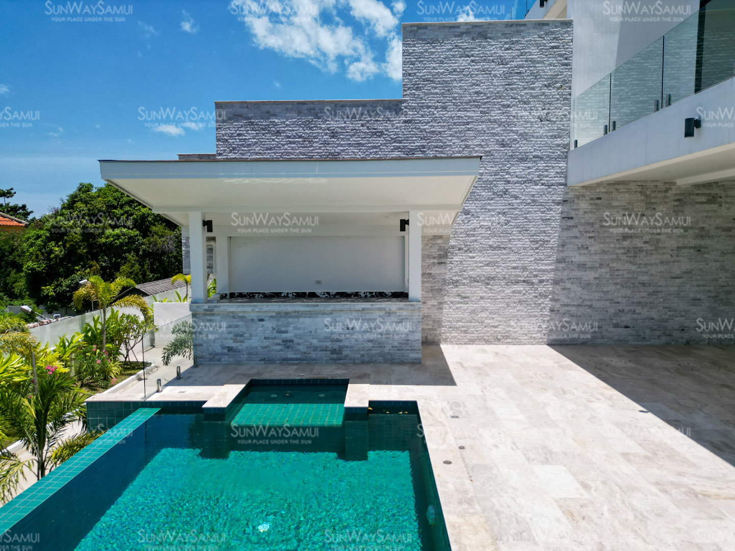 Villa Gabriela – Duplex Beachside Pool Villa with Partial Sea View in Choengmon for Sale