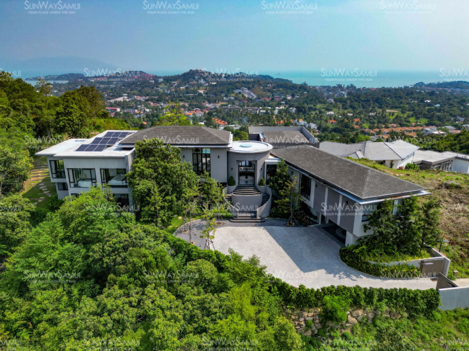 Villa Raphy – Palatial 4 Bedroom Seaview Pool Villa in Plai Laem Mountain Ridge for sale: Villa Raphy – Palatial 4 Bedroom Seaview Pool Villa in Plai Laem Mountain Ridge for sale