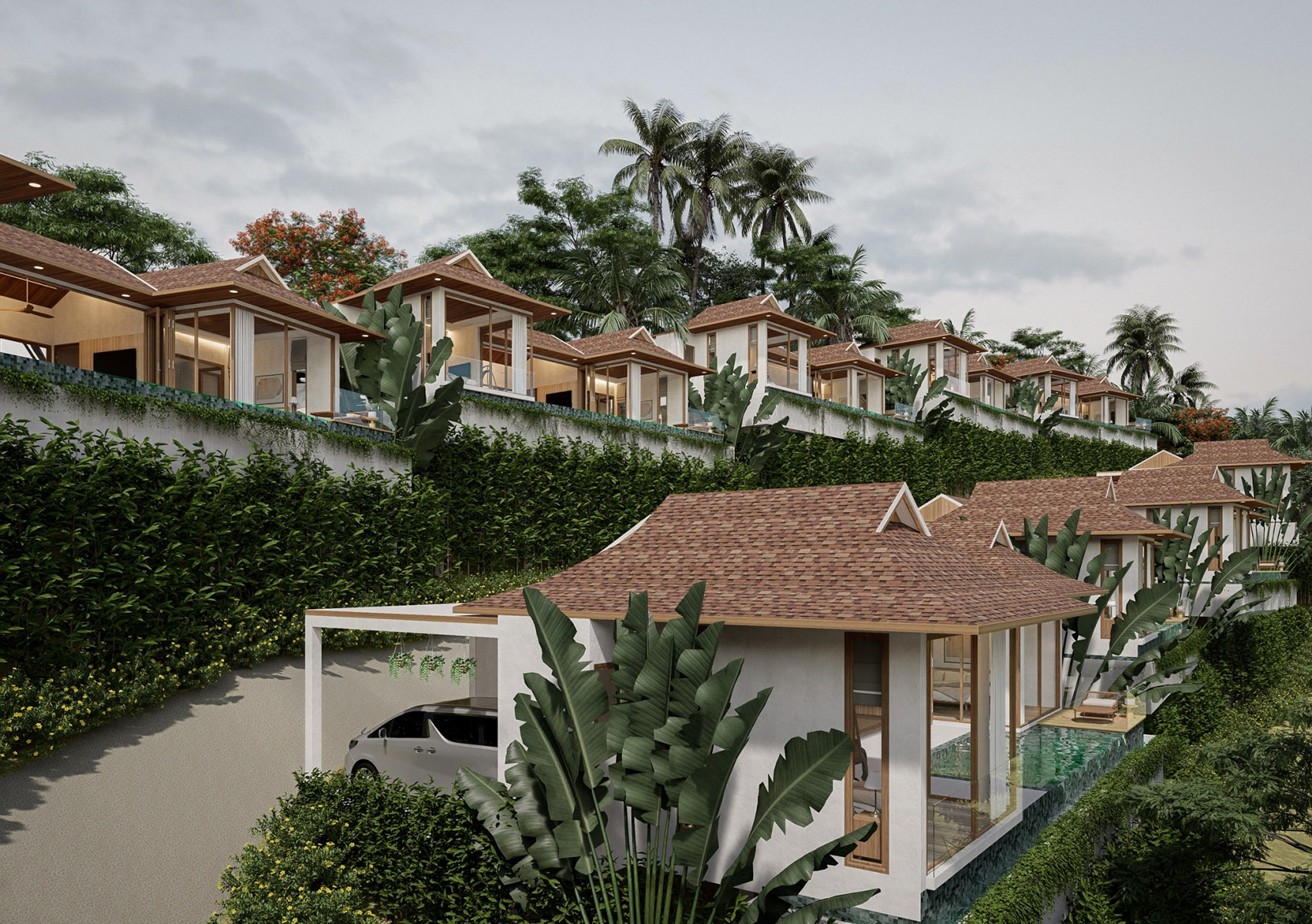 (SOLD) Shambala Seaview Residences – 2 Bedroom Seaview Pool Villas in Bang Makham for sale