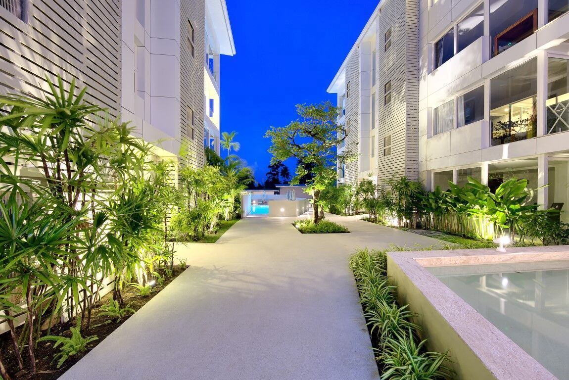Apartments and townhouses in the prestigious Horizon Residences complex (Choeng Mon)