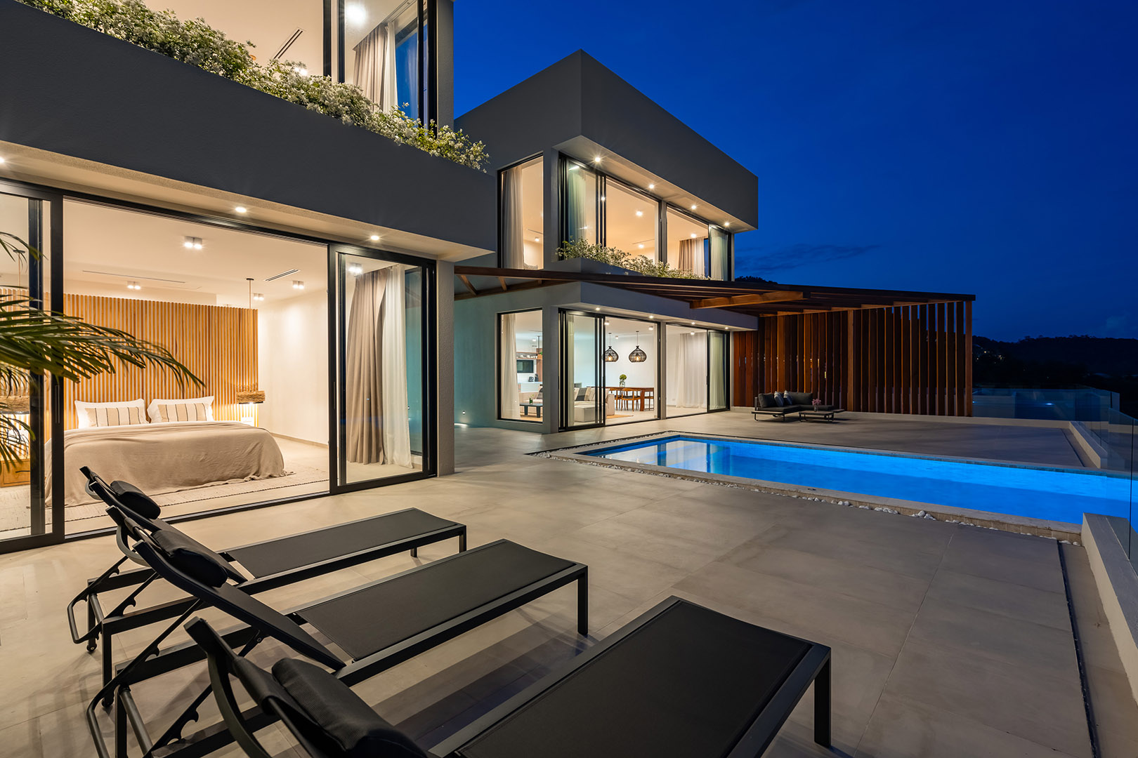 (PRICE REDUCED!) Villa Azure – Mediterranean 5 Bedroom Seaview Pool Villa in Chaweng for sale: Villa Azure – Mediterranean 5 Bedroom Seaview Pool Villa in Chaweng for sale