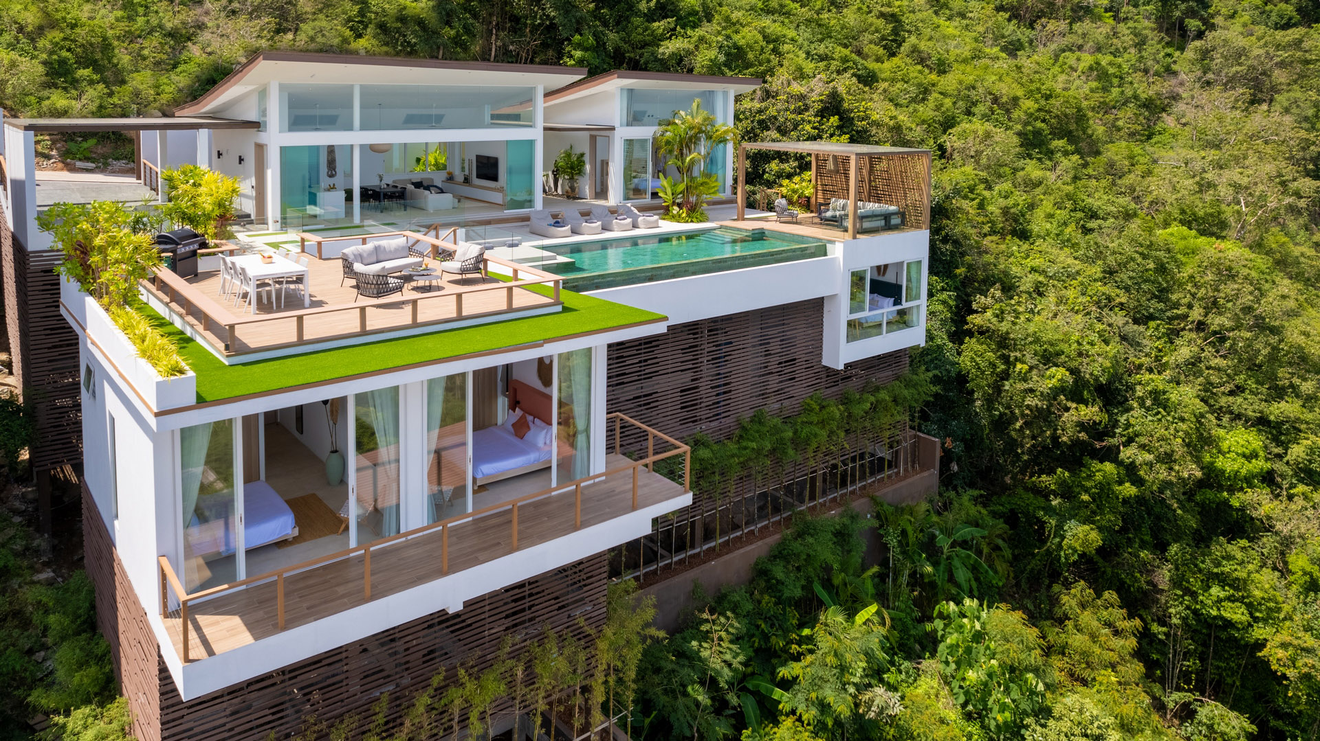 Pacific Palisade Villa Venice – 4 Bedroom Seaview Pool Villa in Bang Por for sale: Pacific Palisades Villa Venice – 4 Bedroom Seaview Pool Villa in Bang Por for sale