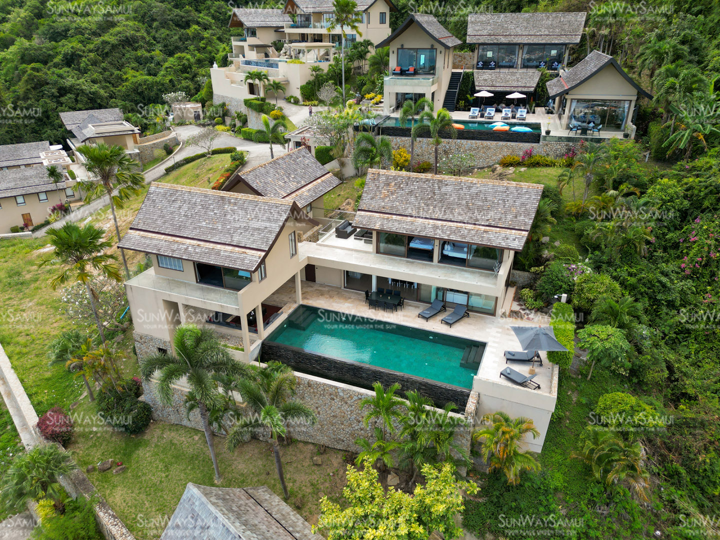 Rockwater Villa Enam – Timeless 4+1 Bedroom Seaview Pool Villa in Chaweng Noi: Rockwater Villa Enam – Timeless 4+1 Bedroom Seaview Pool Villa in Chaweng Noi