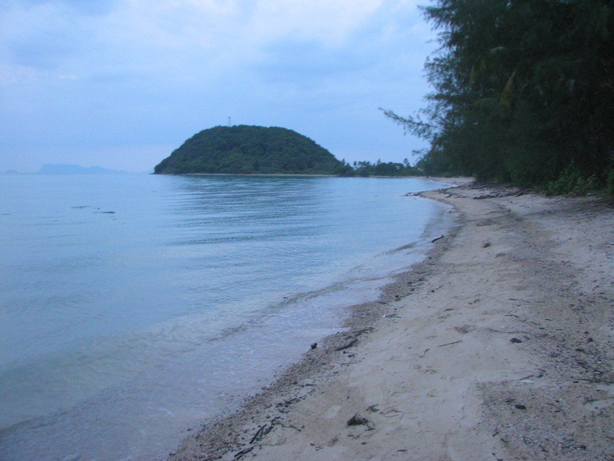 (SOLD) Sunset Beachfront Land in Laem Yai