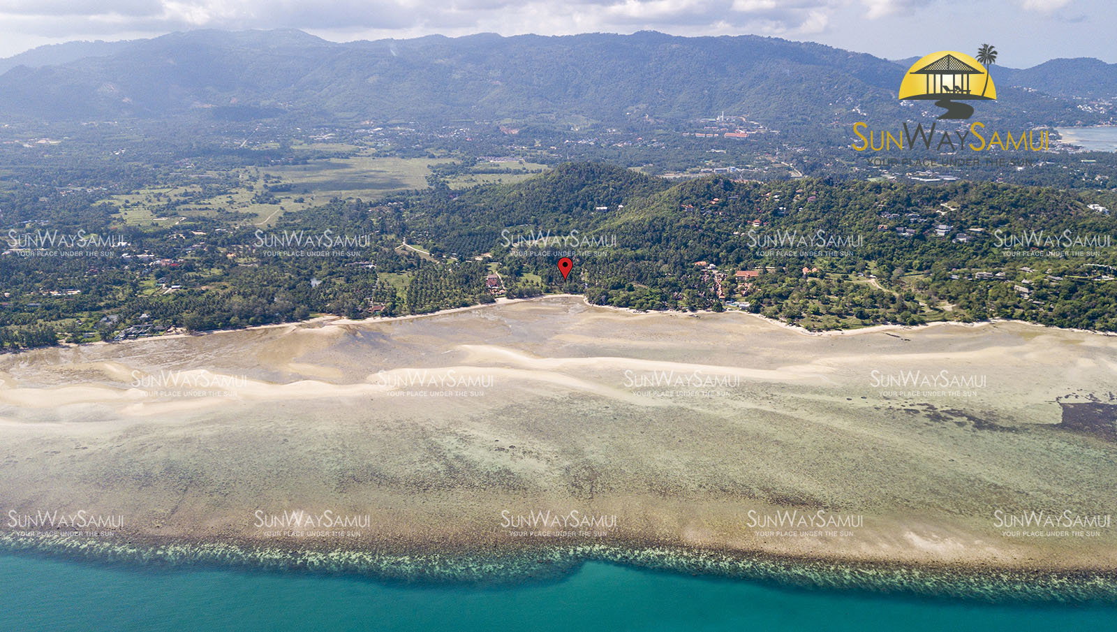 (SOLD) 4.5 Rai Beachfront Land For Sale in Laemset, Koh Samui