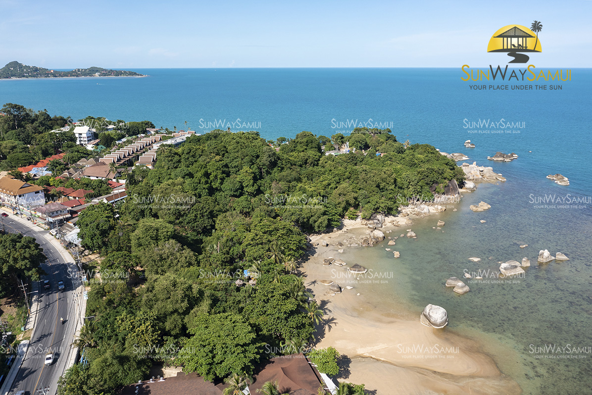 (SOLD) 7 Rai Prime Beachfront Land in Lamai for sale, Koh Samui