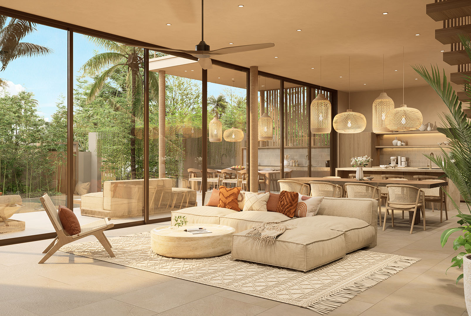 Pacific Noma – Beachside 4 to 5 Bedroom Garden Pool Villa in Maenam: Pacific Noma – Beachside 4 to 5 Bedroom Garden Pool Villa in Maenam