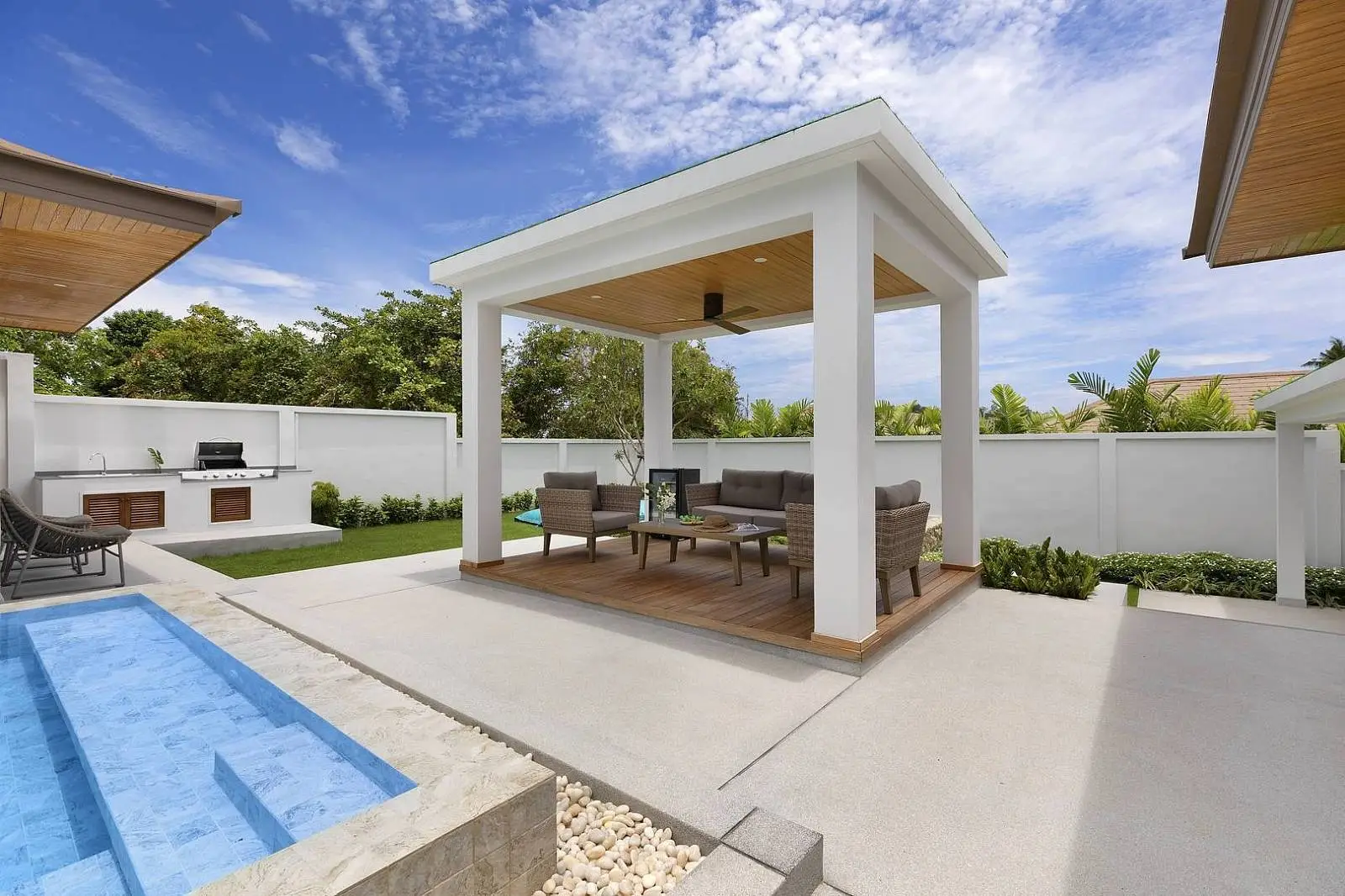 Villa Paradise - 3 Bedroom Garden Pool Villa with Garden in Sunway Villas, Choeng Mon (B3): Villa Paradise - 3 Bedroom Garden Pool Villa with Garden in Sunway Villas, Choeng Mon (B3)