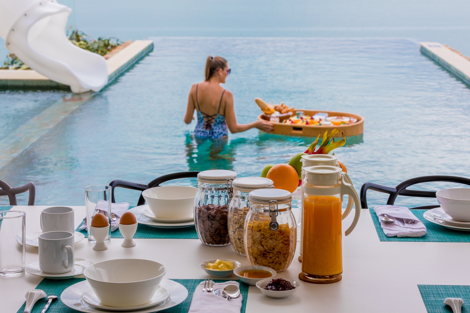 Villa Turquoise – Luxury 4 Bedroom Seaview Villa in North Chaweng for sale