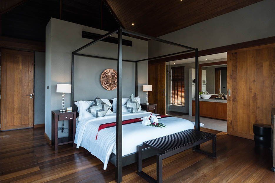 Suralai Villa - Modern Thai 6 Bedroom Seaview Pool Villa in Bophut for sale