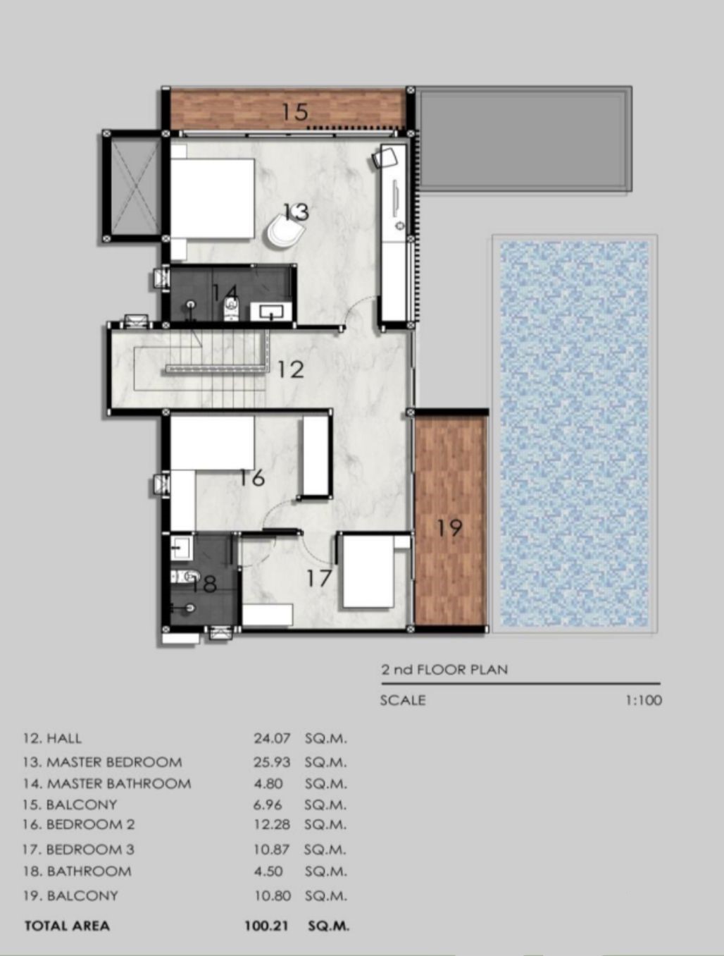(SOLD) Nordic 3 Bedroom Garden Pool Villa in Bangrak for sale