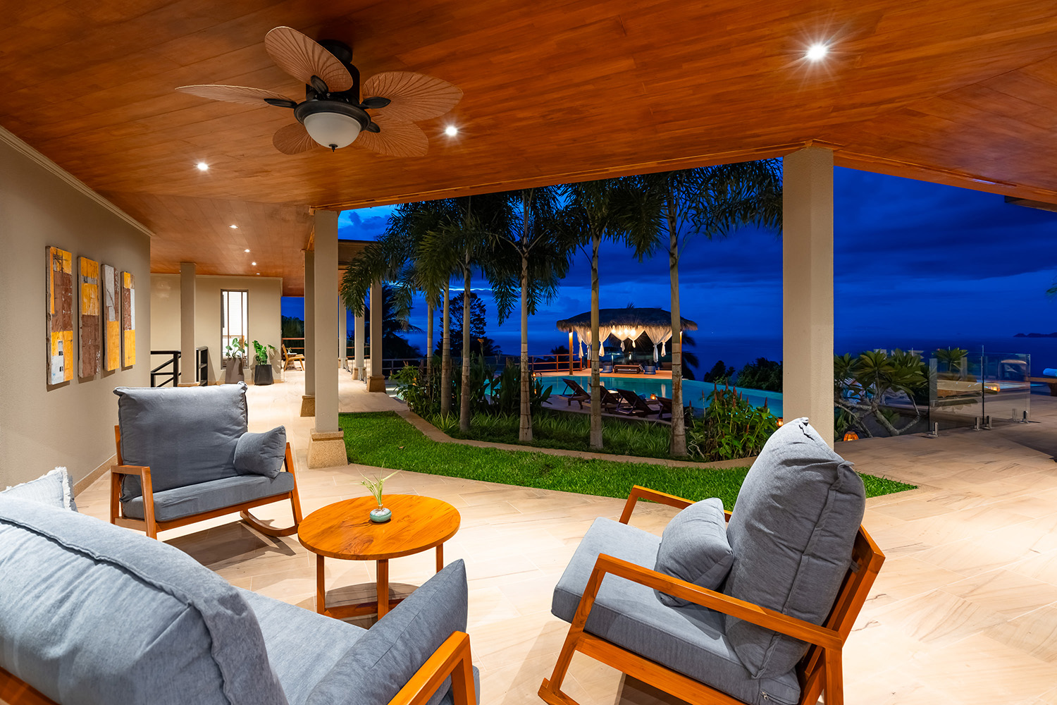 Baan Faa Sai – Renovated 5 Bedroom Seaview Pool Villa in Bangpor for Sale