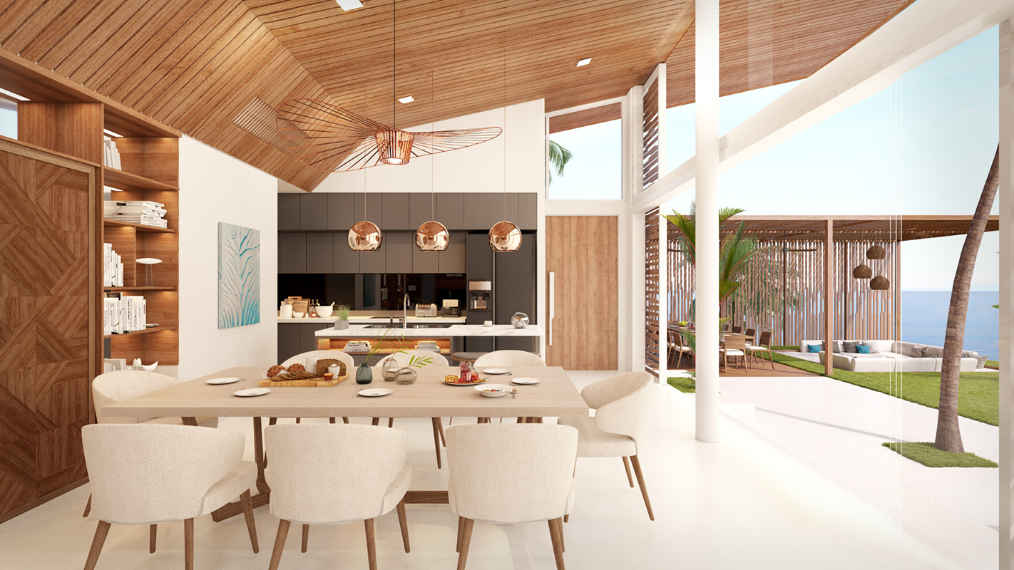 (SOLD) Pacific Palisade - Contemporary Tropical 5 Bedroom Seaview Pool Villas in Bang Por 