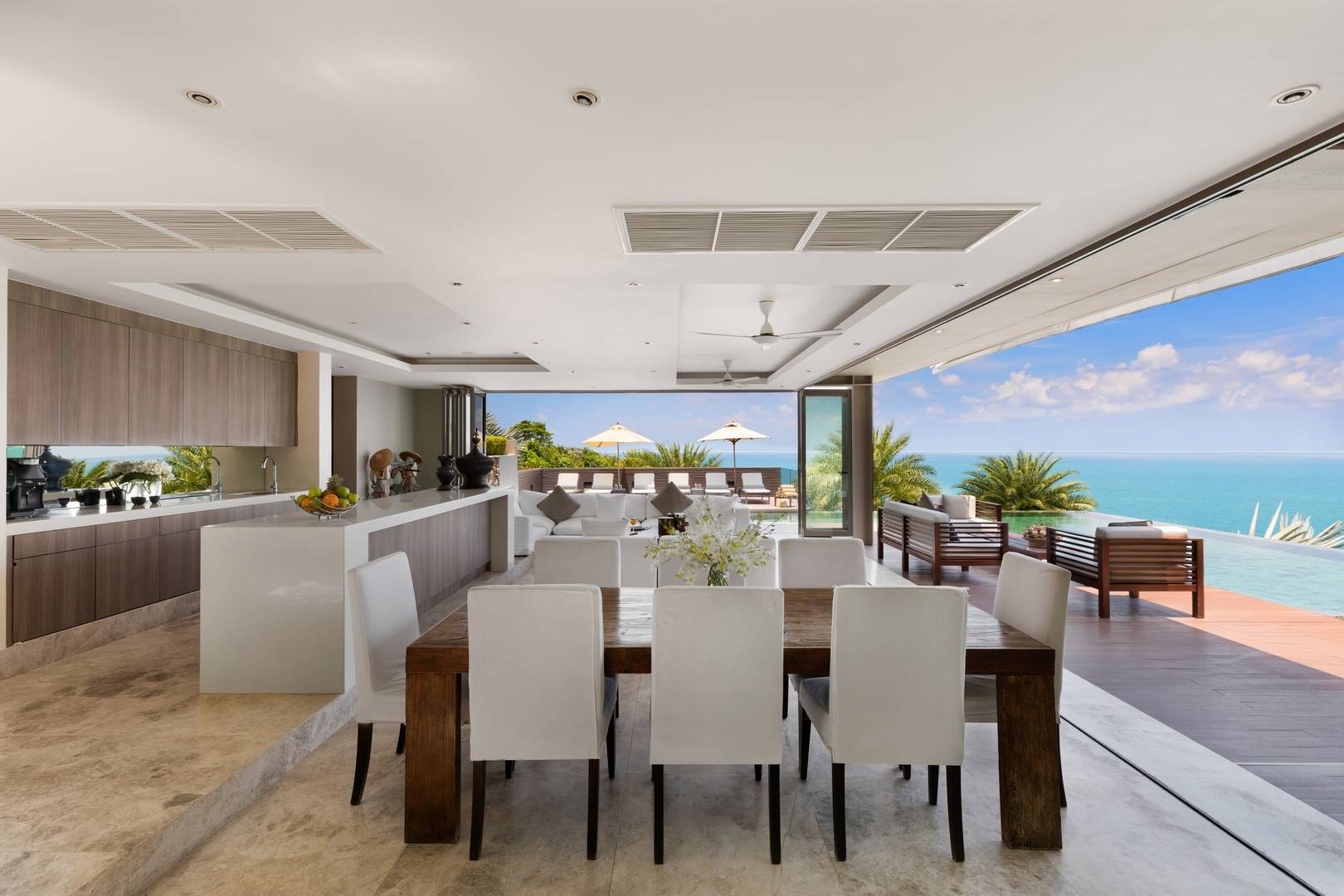 Napa Villa - Contemporary 4 Bedroom Seaview Pool Villa in North Chaweng for sale