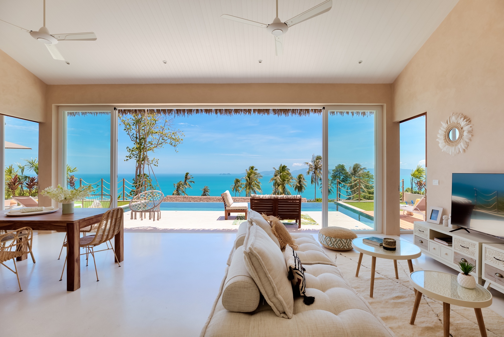 Villa Bohemian –  Tropical 2 Bedroom Seaview Pool Villa in Bang Por for sale: Villa Bohemian –  Tropical 2 Bedroom Seaview Pool Villa in Bang Por for sale