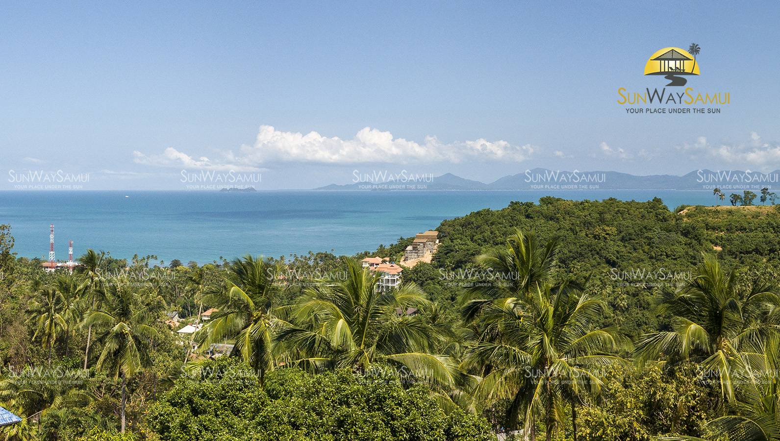 (SOLD) Beautiful small plot of sea view land at Bang Por