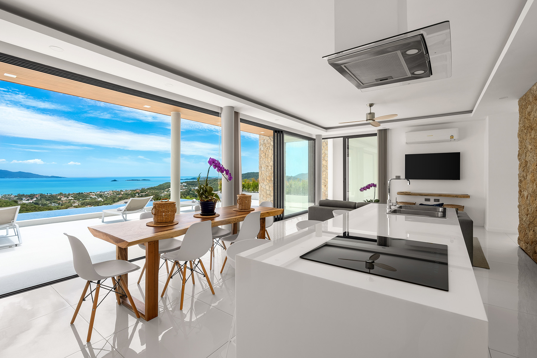 (SOLD) Enchanting 3 Bedroom Seaview Pool Villa in Bophut for sale