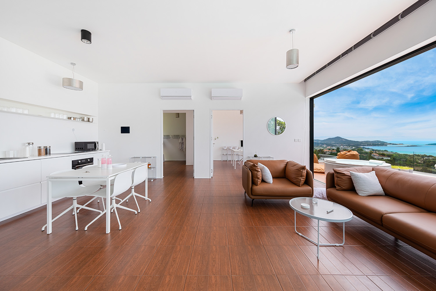 Minimalist 2 Bedroom Seaview Pool Villa with Expansion Potential in Chaweng Noi for sale