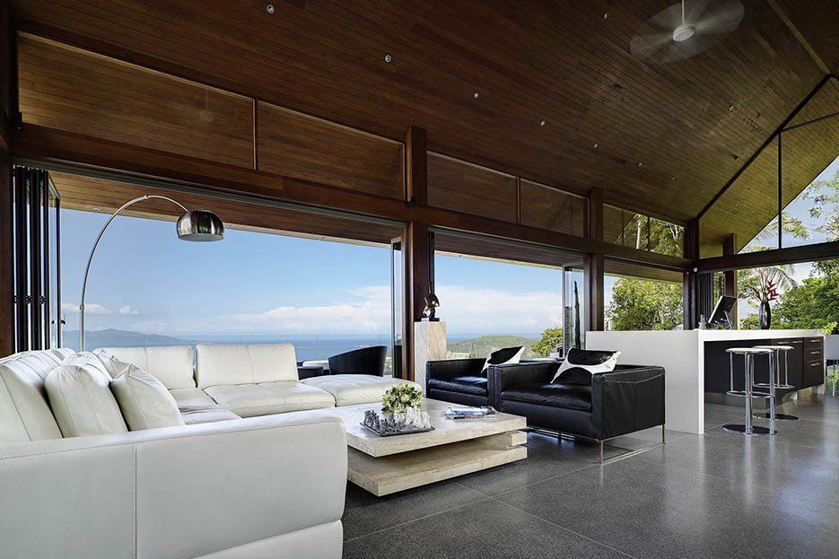 Suralai Villa - Modern Thai 6 Bedroom Seaview Pool Villa in Bophut for sale