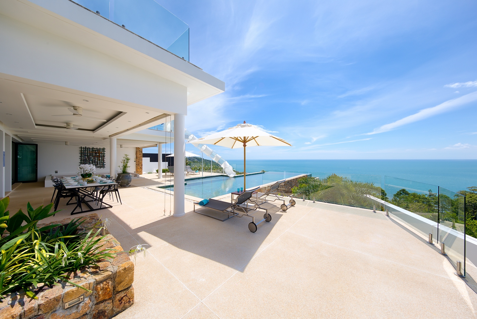 Villa Turquoise – Luxury 4 Bedroom Seaview Villa in North Chaweng for sale