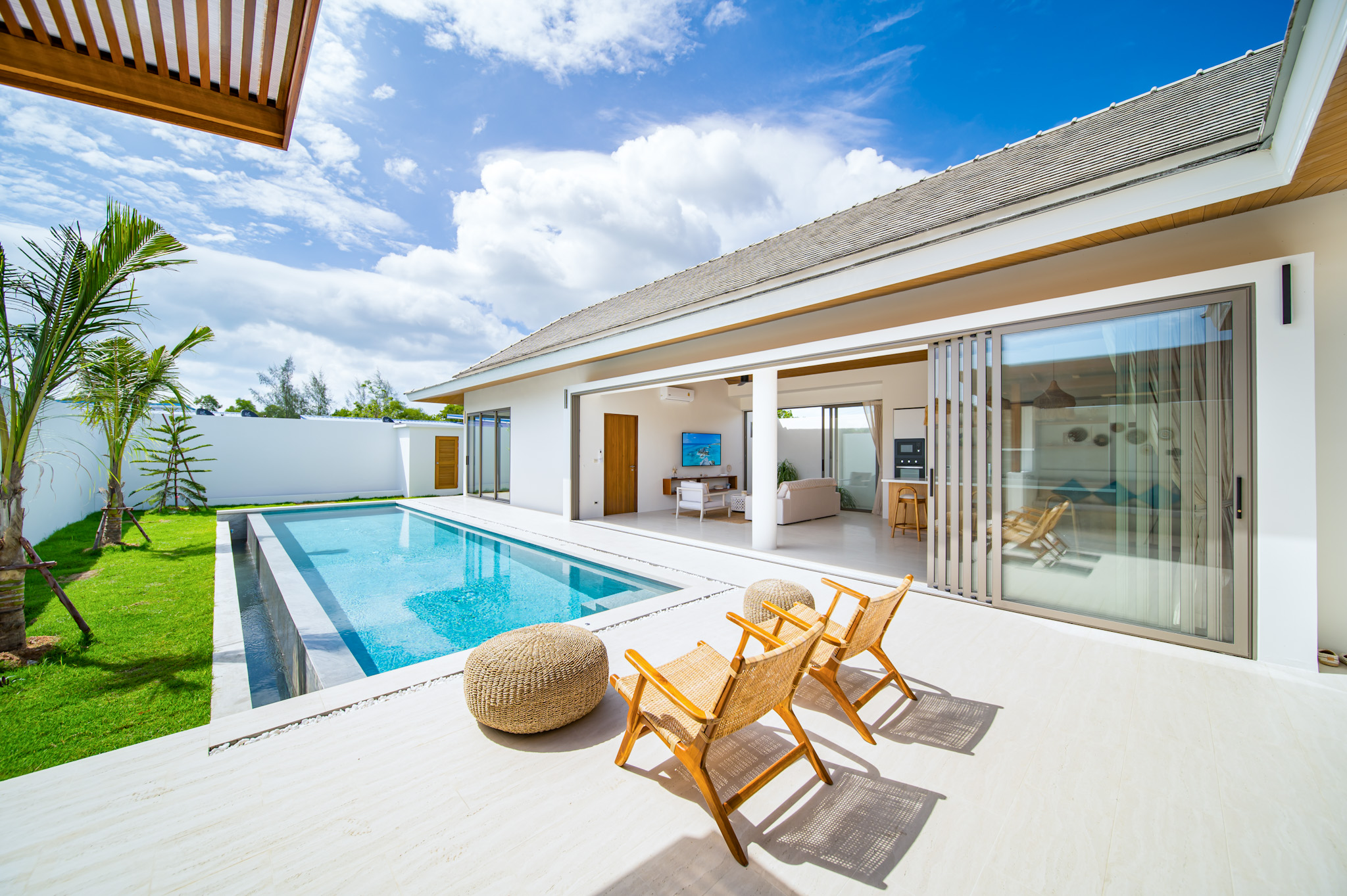 Villa Bocami - Balinese Beachside 3 Bedroom Garden Pool Villa in Bangrak for sale