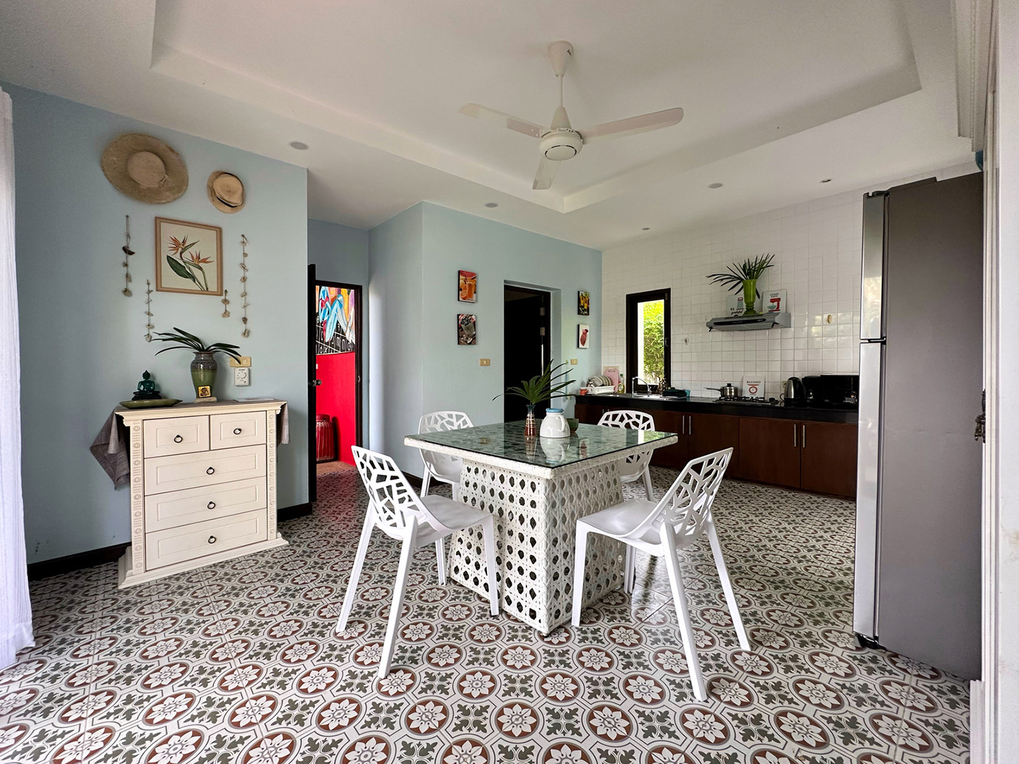 Comfortable 3 Bedroom Garden Pool Villa with 800 sqm land in Maenam for sale